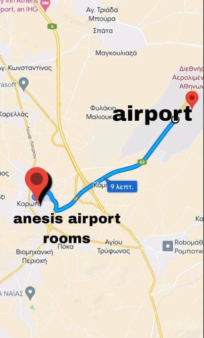 קורופיון Anesis Airport Rooms 204 מראה חיצוני תמונה